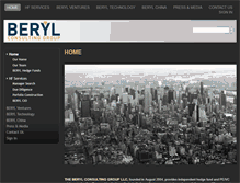 Tablet Screenshot of berylconsulting.com